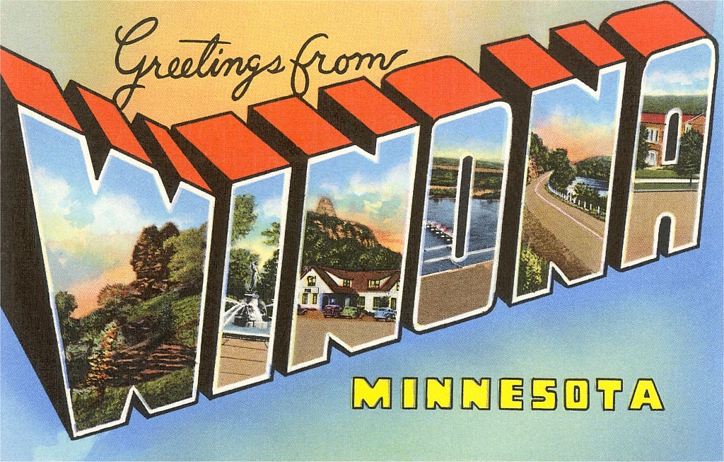 Winona, Minnesota, postcard