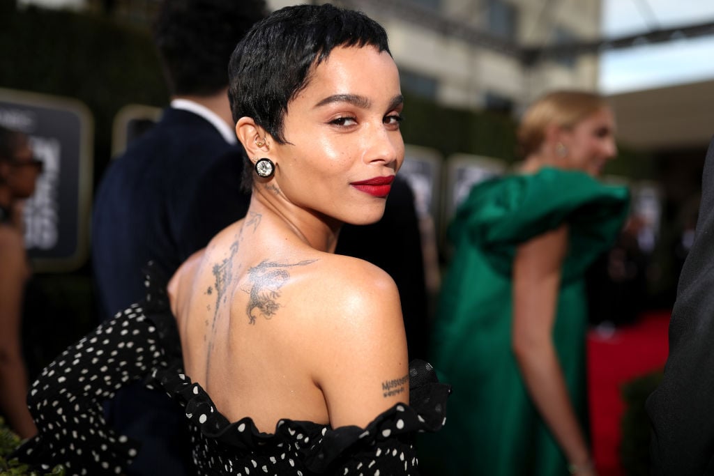 Zoë Kravitz at the Golden Globe Awards