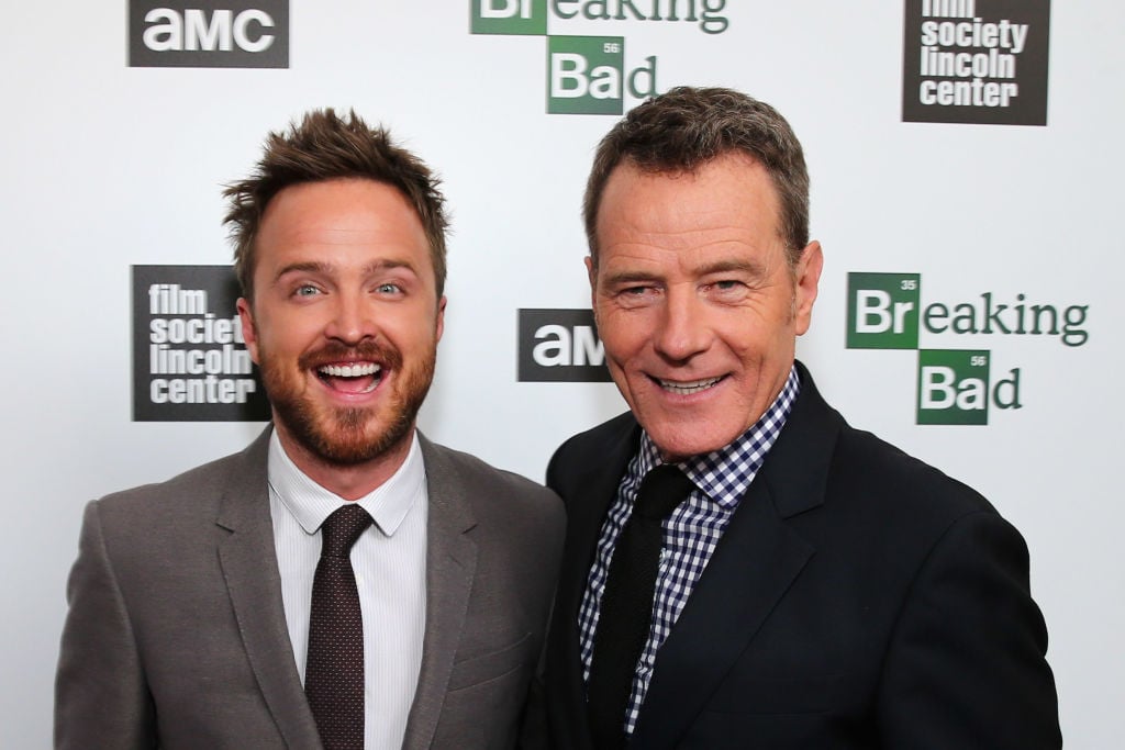Aaron Paul and Bryan Cranston attends The Film Society of Lincoln Center.