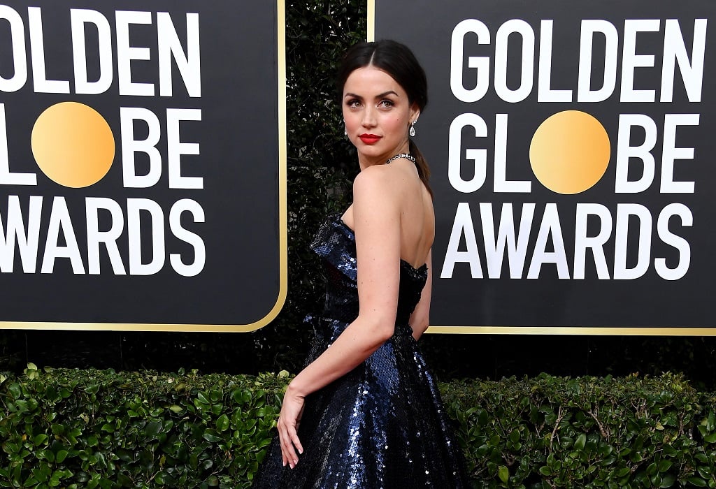 Ana de Armas attends the 77th Annual Golden Globe Awards on January 05, 2020 