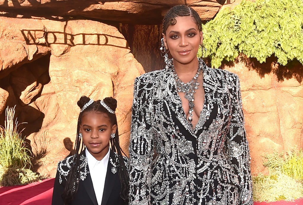 Blue Ivy Carter and Beyonce Knowles-Carter