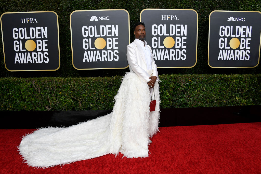 Billy Porter arrives at the 77th Annual Golden Globe Awards on January 5, 2020 
