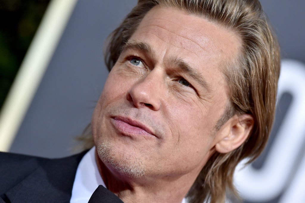 Brad Pitt attends the 77th Annual Golden Globe Awards.