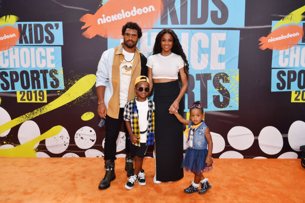 Ciara, Russell Wilson, Future Zahir, and Sienna