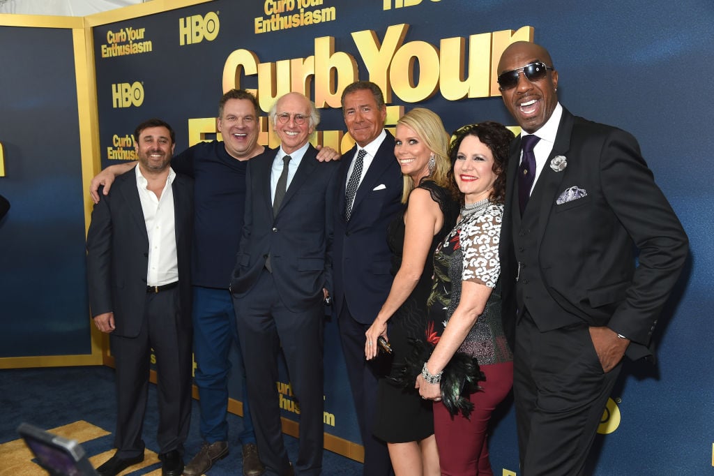 Jeff Schaffer, Jeff Garlin, Larry David, Richard Plepler, Cheryl Hines, Susie Essman and JB Smoove attend Curb Your Enthusiasm premiere