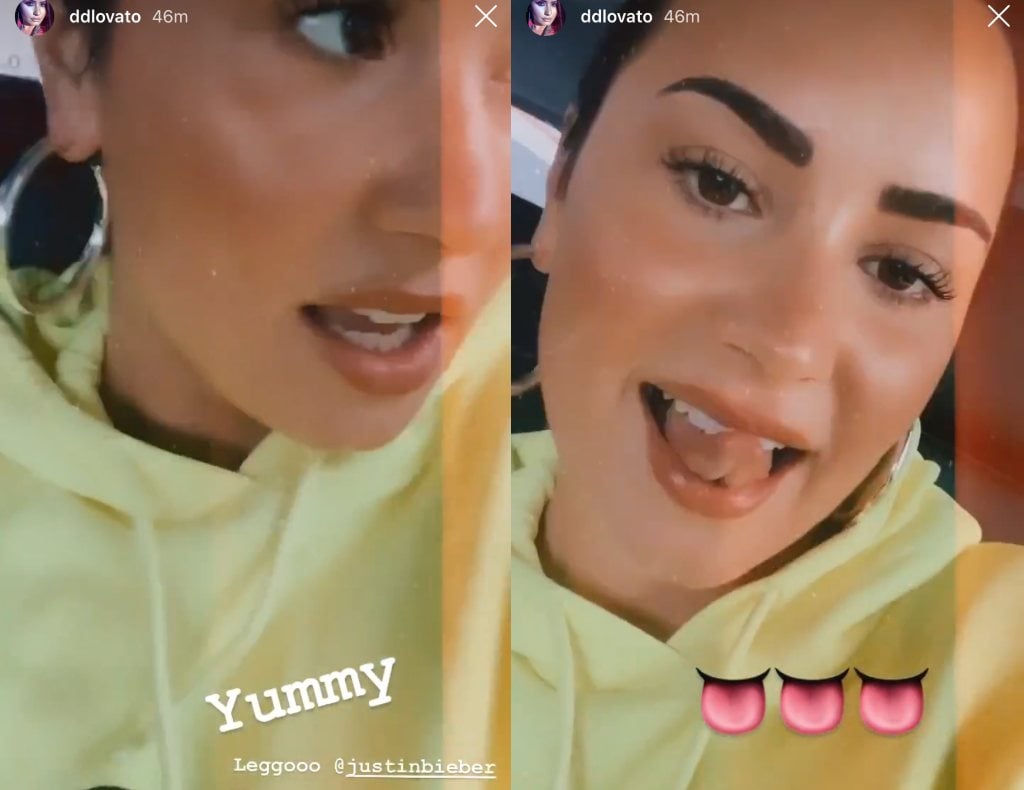 Demi Lovato's Instagram Story Jan. 17, 2020