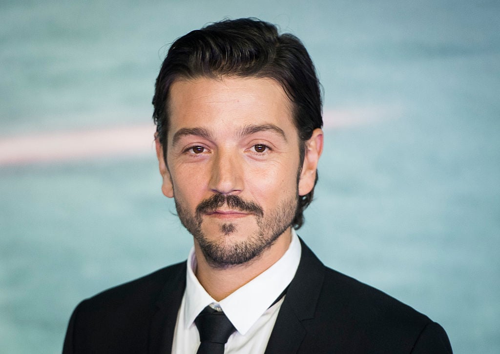 Diego Luna, who plays Cassian Andor, at the launch event for 'Rogue One: A Star Wars Story' in London, England.
