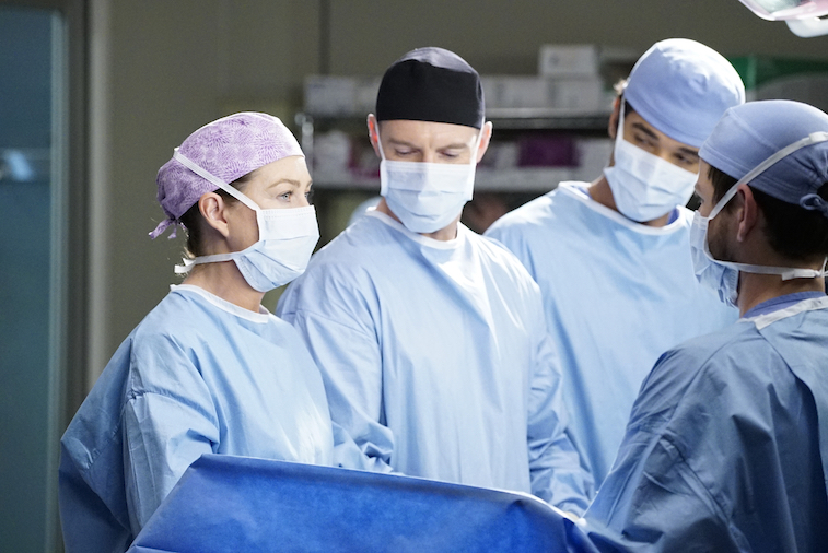 ELLEN POMPEO, RICHARD FLOOD on Grey's Anatomy