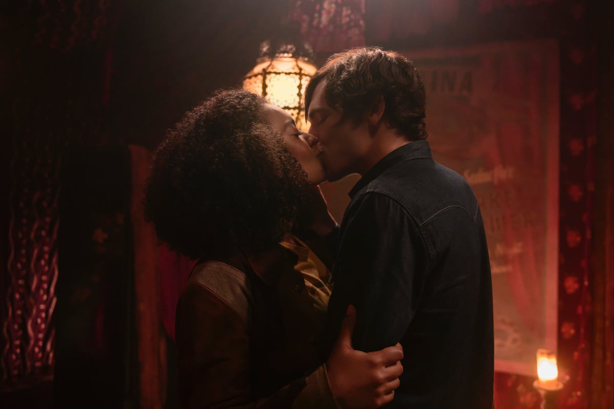 Roz and Harvey celebrate their win against the pagans, 'CHILLING ADVENTURES OF SABRINA.'