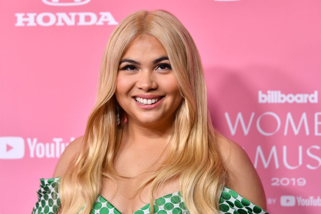 Hayley Kiyoko at Billboard Women In Music 2019 on December 12, 2019.