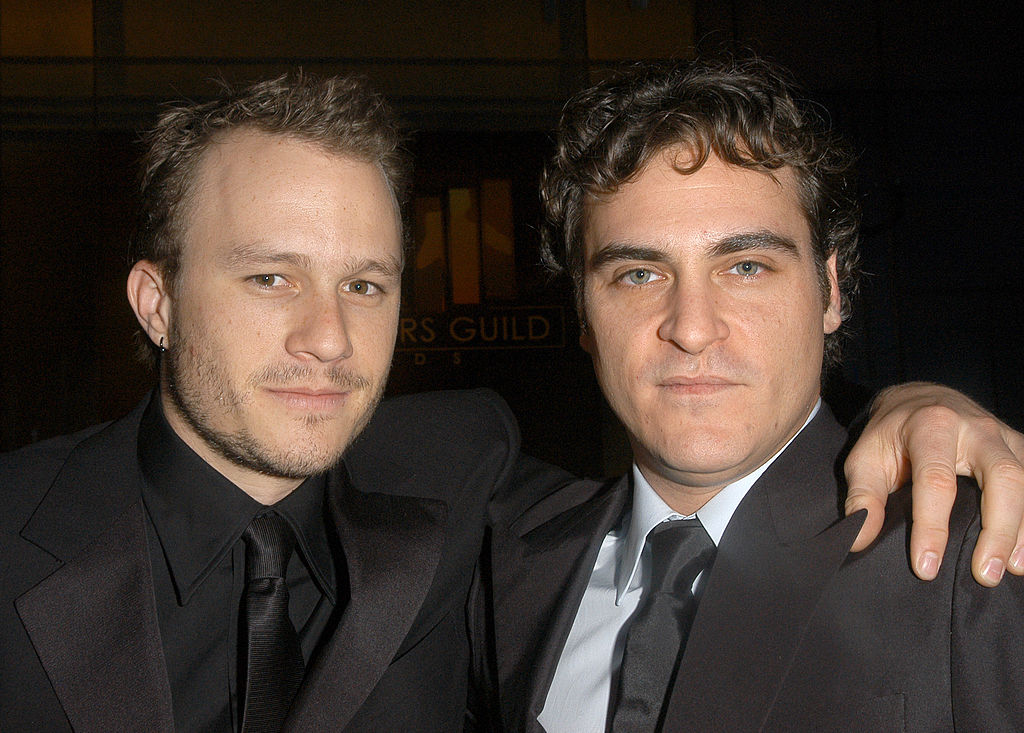 Heath Ledger and Joaquin Phoenix at the SAG Awards in 2006