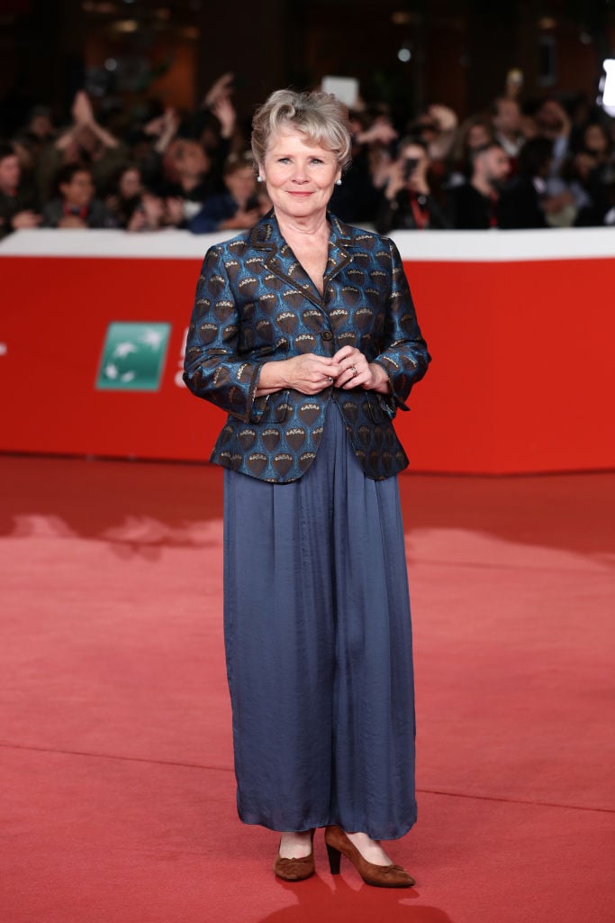 Imelda Staunton at the 'Downton Abbey' red carpet at the 14th Rome Film Festival.
