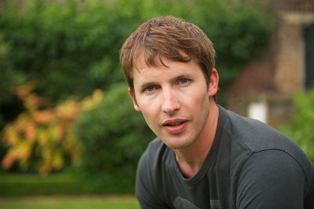 James Blunt backstage at the Hampton Court Palace Festival.
