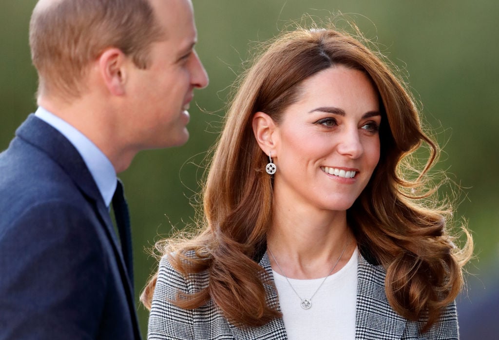 Kate Middleton and Prince William attend a volunteer celebration.