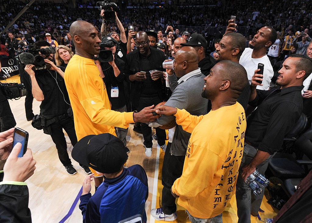 Kobe Bryant and Kanye West