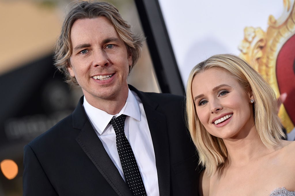 Dax Shepard and Kristen Bell arrive at the premiere of USA Pictures' 'The Boss' at Regency Village.