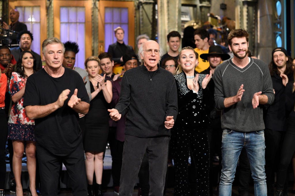 Alec Baldwin, Larry David, Miley Cyrus, Liam Hemsworth on SNL