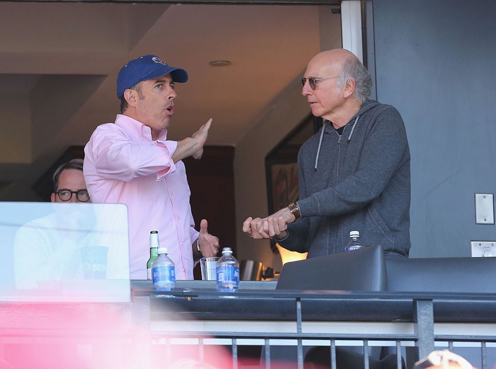 Jerry Seinfeld and Larry David