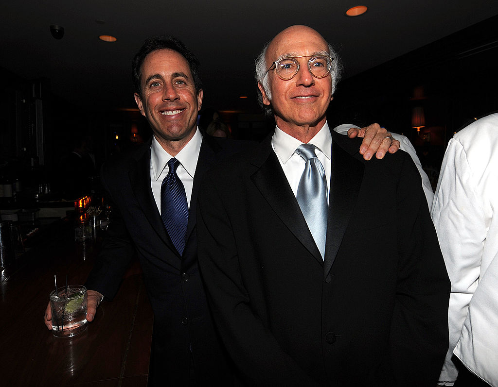 Jerry Seinfeld and Larry David of Seinfeld fame