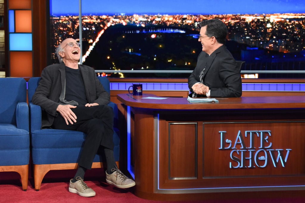 Stephen Colbert and Larry David