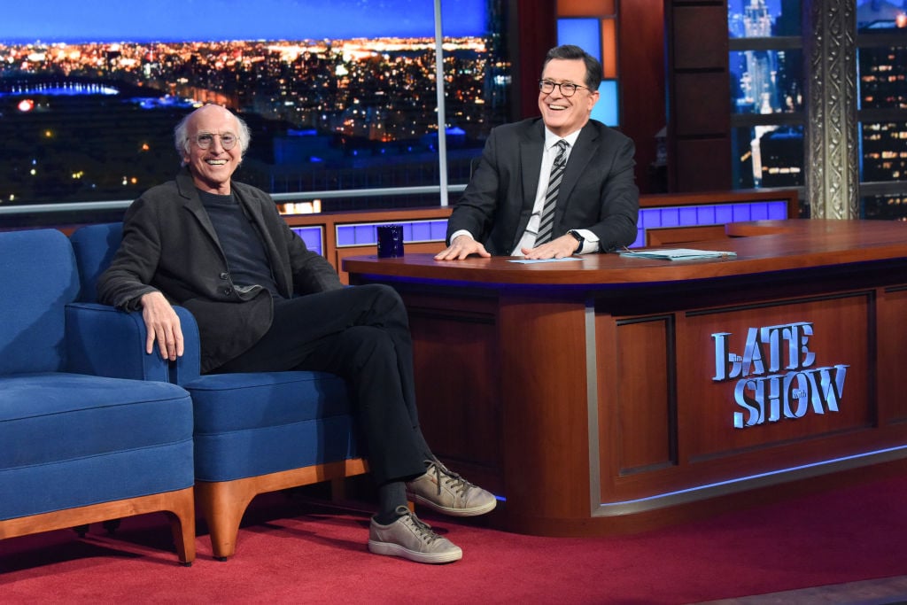 Stephen Colbert and Larry David