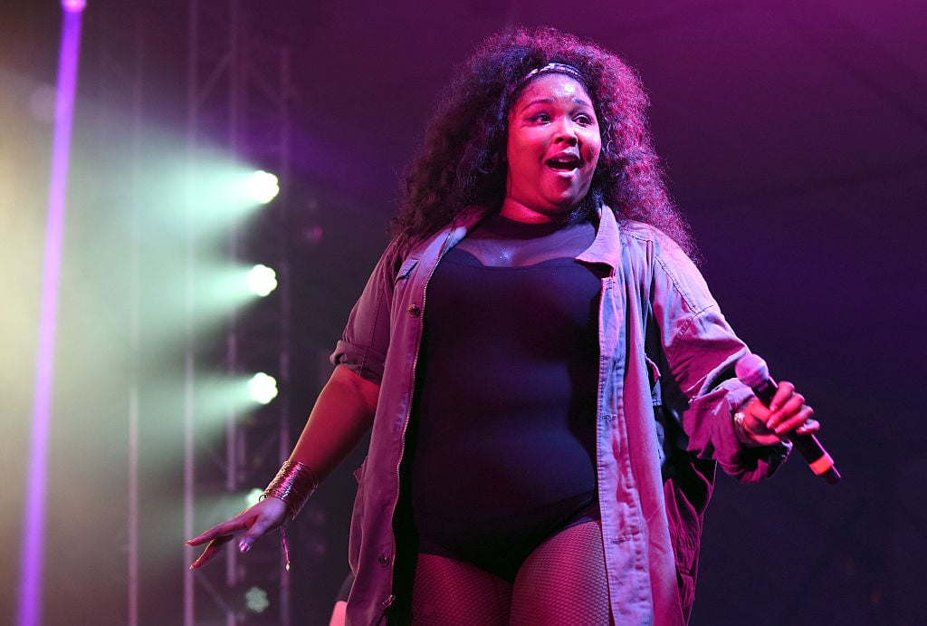 Lizzo performs during the Bonnaroo Music + Arts Festival on June 9, 2016 in Manchester, Tennessee.