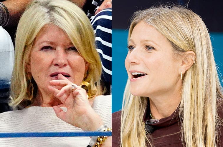 Martha Stewart and Gwyneth Paltrow