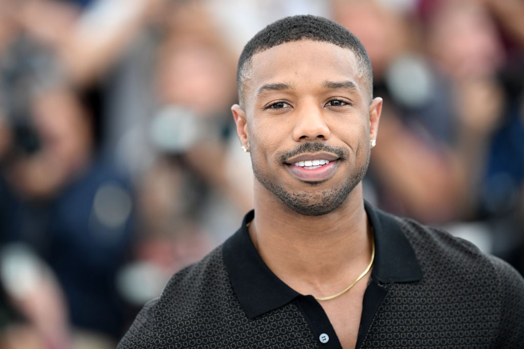 Michael B. Jordan attends the photocall for "Farenheit 451" during the 71st annual Cannes Film Festival.