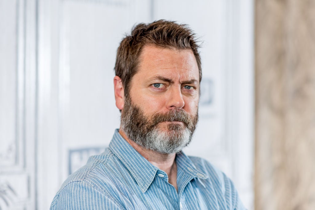 Nick Offerman in NYC.