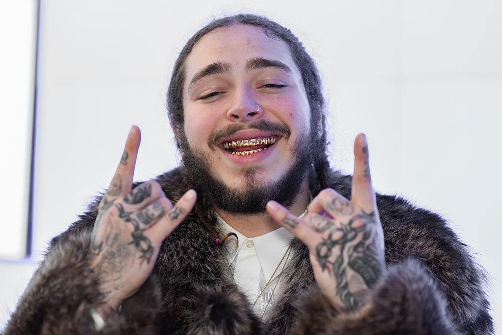 prompthunt post Malone without tattoos