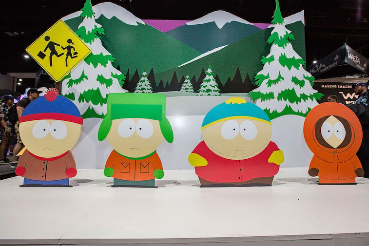 A South Park attraction at Comic-Con Internationa