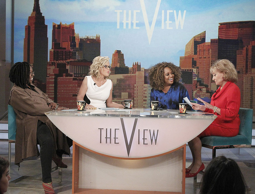 "The View's" Whoopi Goldberg, Jenny McCarthy, Sherri Shepherd, and Barbara Walters