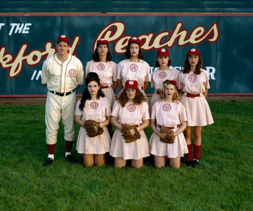 The cast of 'A League of Their Own', the 1993 TV series