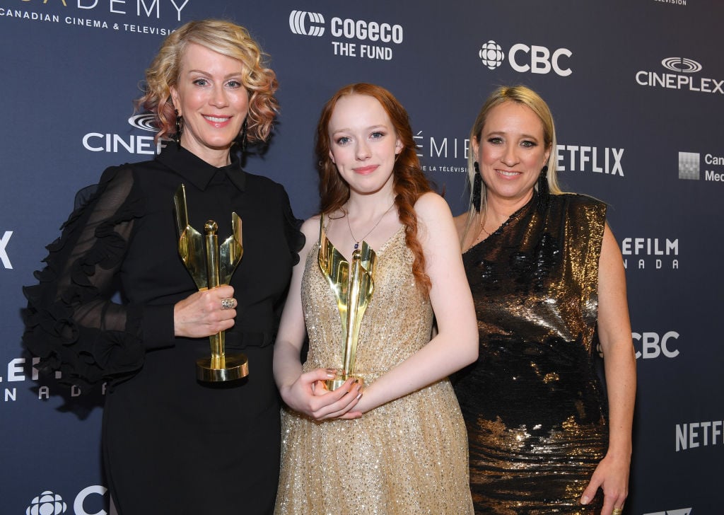 Moira Walley-Beckett, Amybeth McNulty, and Miranda de Pencier win an award for Anne with an E: show was canceled after 3 seasons