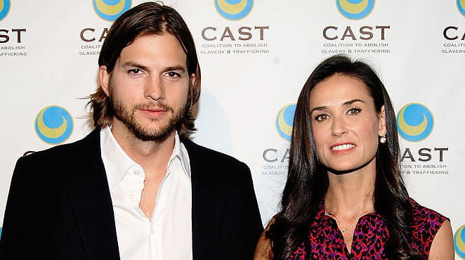 Ashton Kutcher and Demi Moore at an event in 2011
