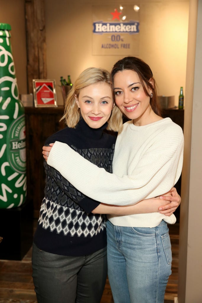 Aubrey Plaza and Sarah Gadon