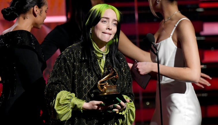 Billie Eilish at the Grammys