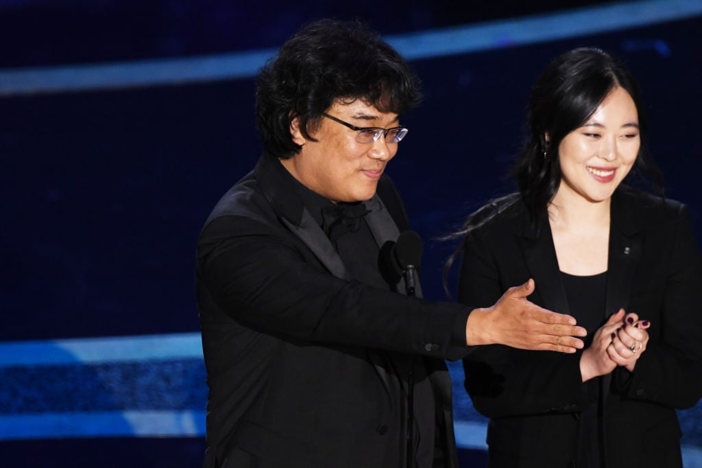 Bong Joon Ho and Sharon Choi