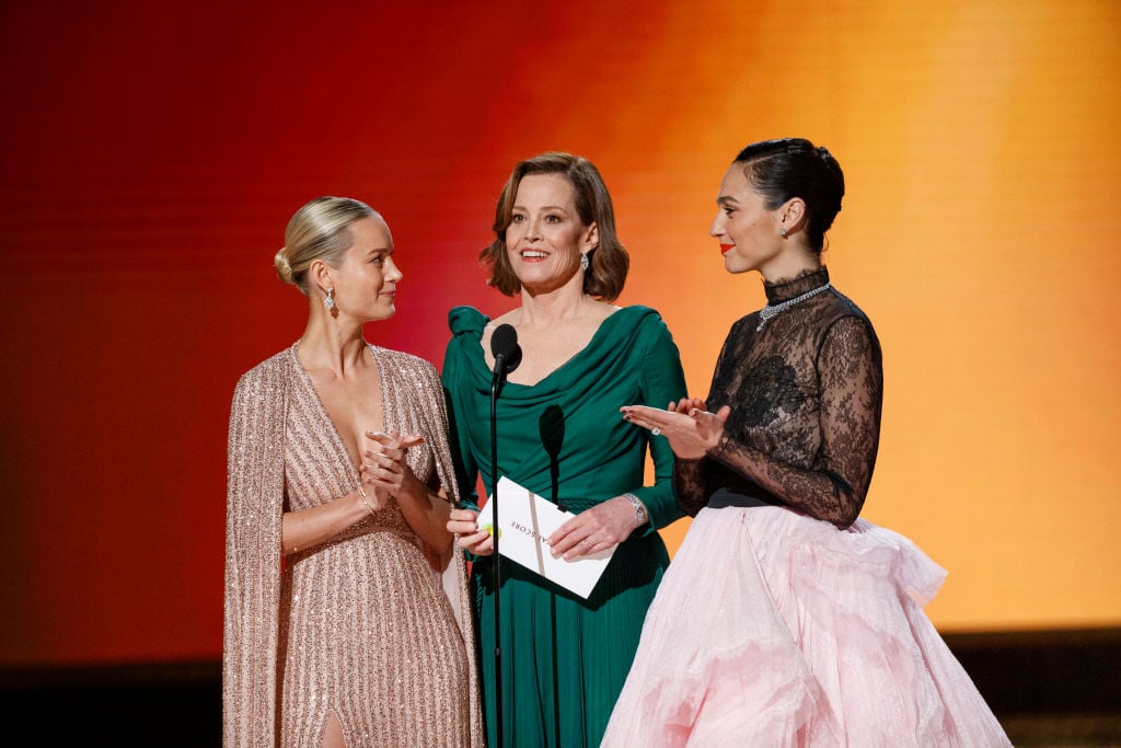 Brie Larson, Sigourney Weaver, Gal Gadot