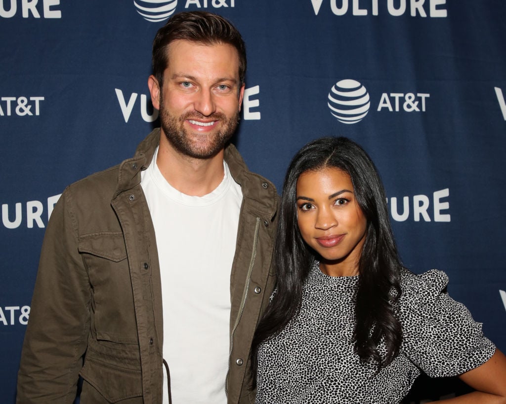 Chris Bukowski (L) and Katie Morton (R) attend the Vulture Festival Los Angeles 2019