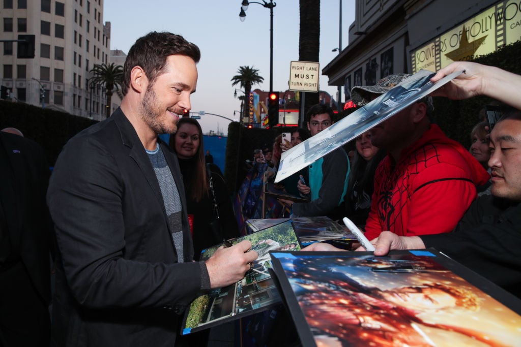 Chris Pratt at the 'Onward' premiere