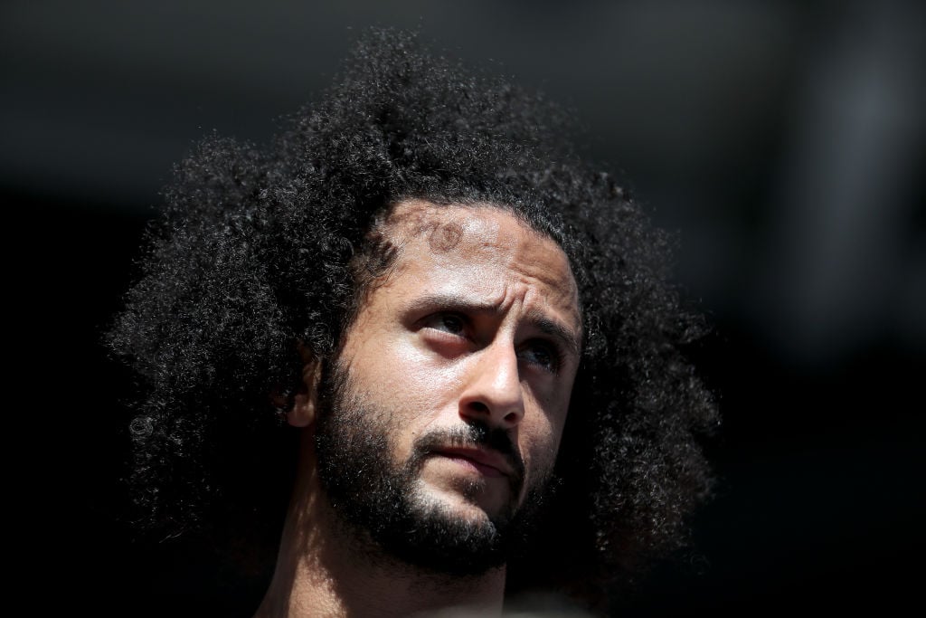 Colin Kaepernick at a sporting event in 2019