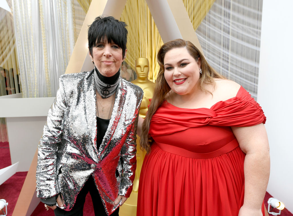 Diane Warren and Chrissy Metz at the 92nd Annual Academy Awards