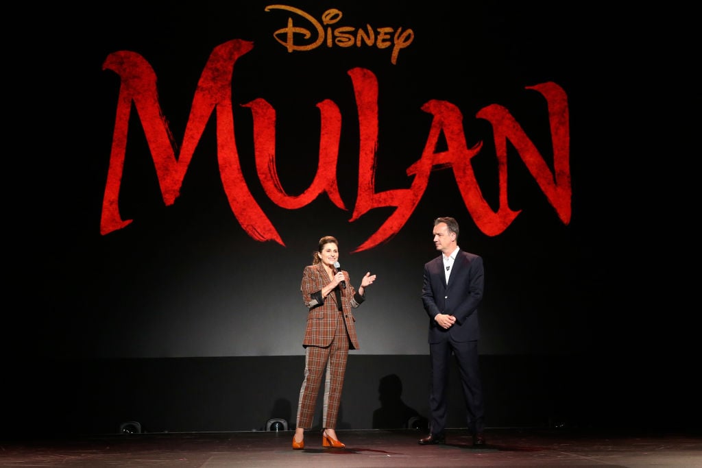 Director Niki Caro of 'Mulan' and President of Walt Disney Studios Motion Picture Production Sean Bailey