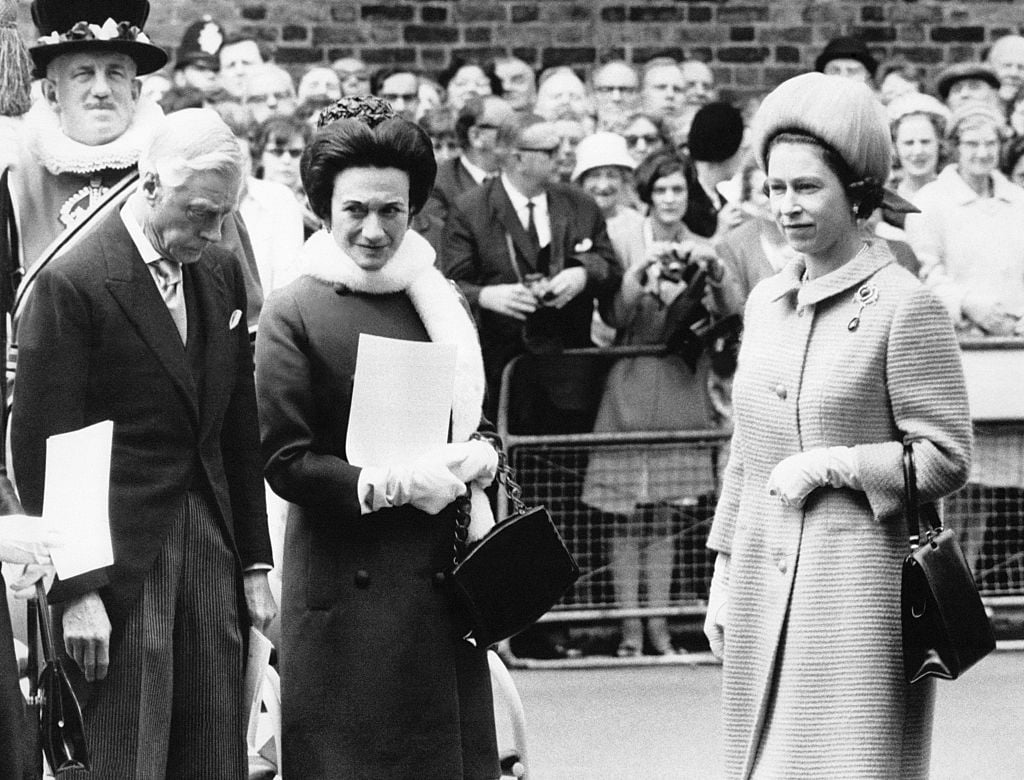 Duke and Duchess of Windsor with Queen Elizabeth