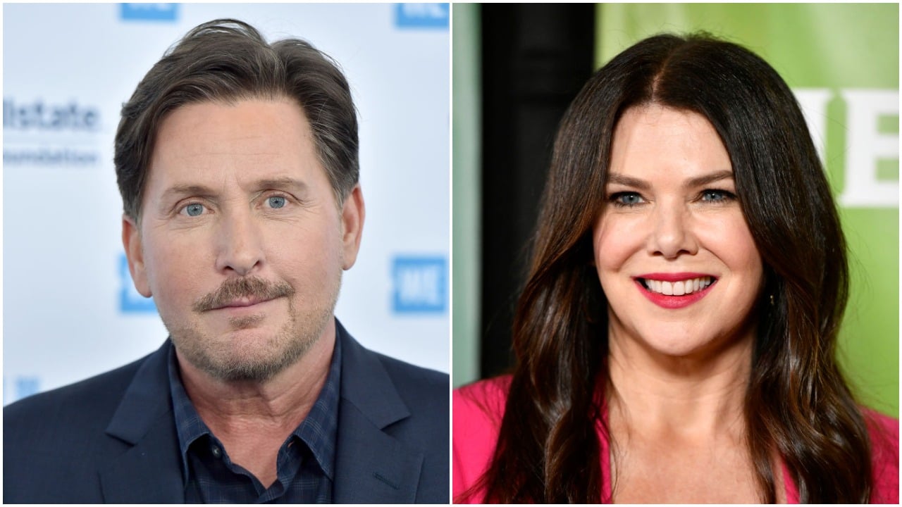 (L-R) Emilio Estevez, Lauren Graham