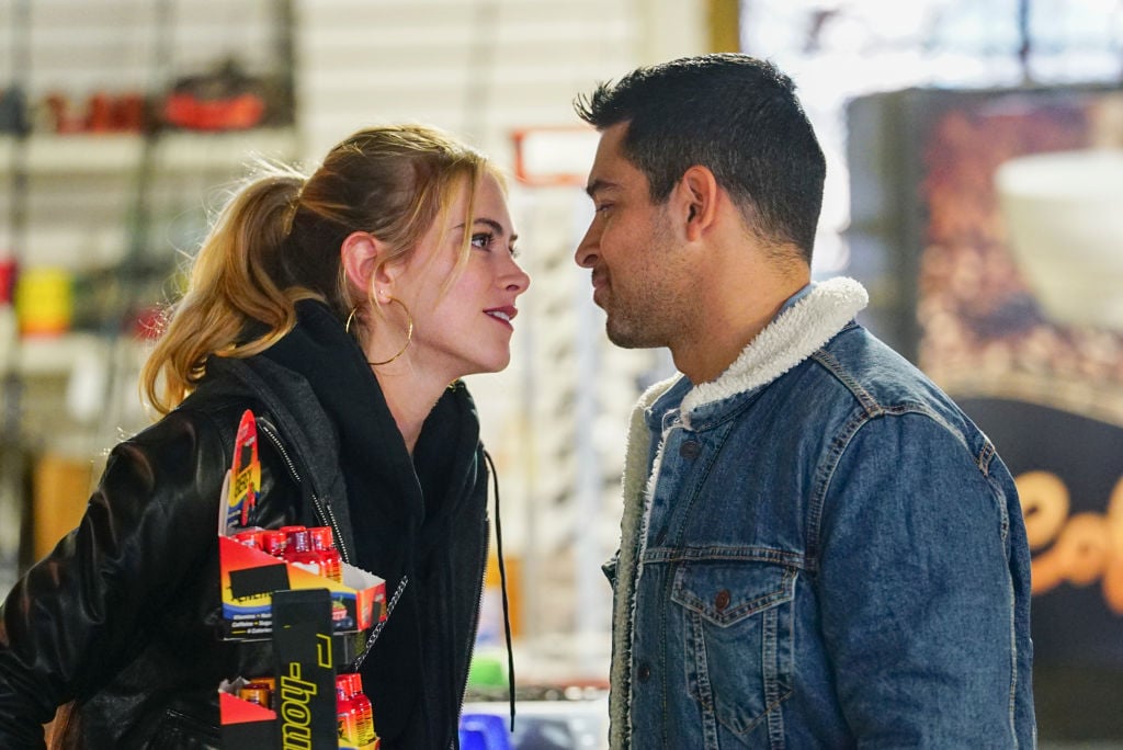 Emily Wickersham and Wilmer Valderrama on NCIS | Monty Brinton/CBS via Getty Images