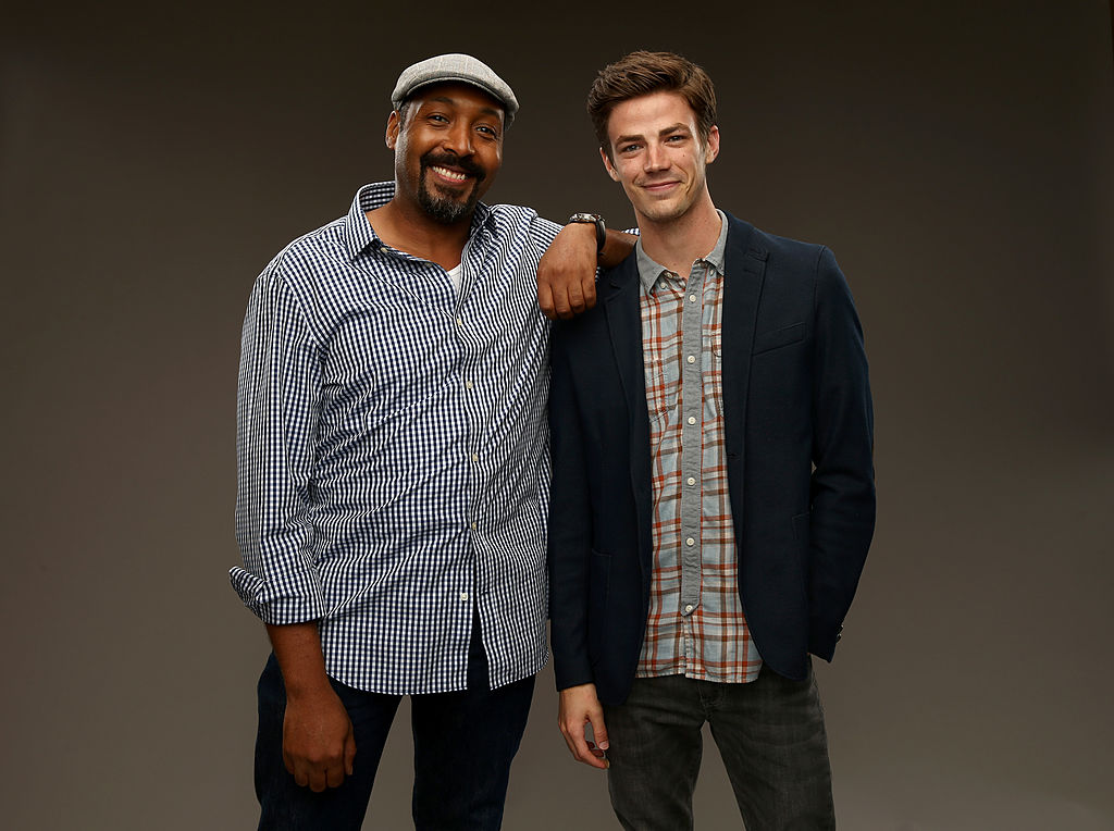 'The Flash' actors Jesse L. Martin and Grant Gustin