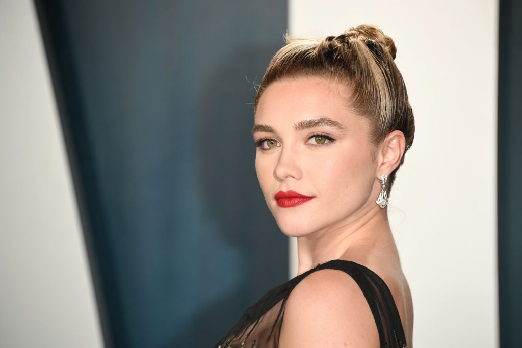 Florence Pugh attends the 2020 Vanity Fair Oscar party