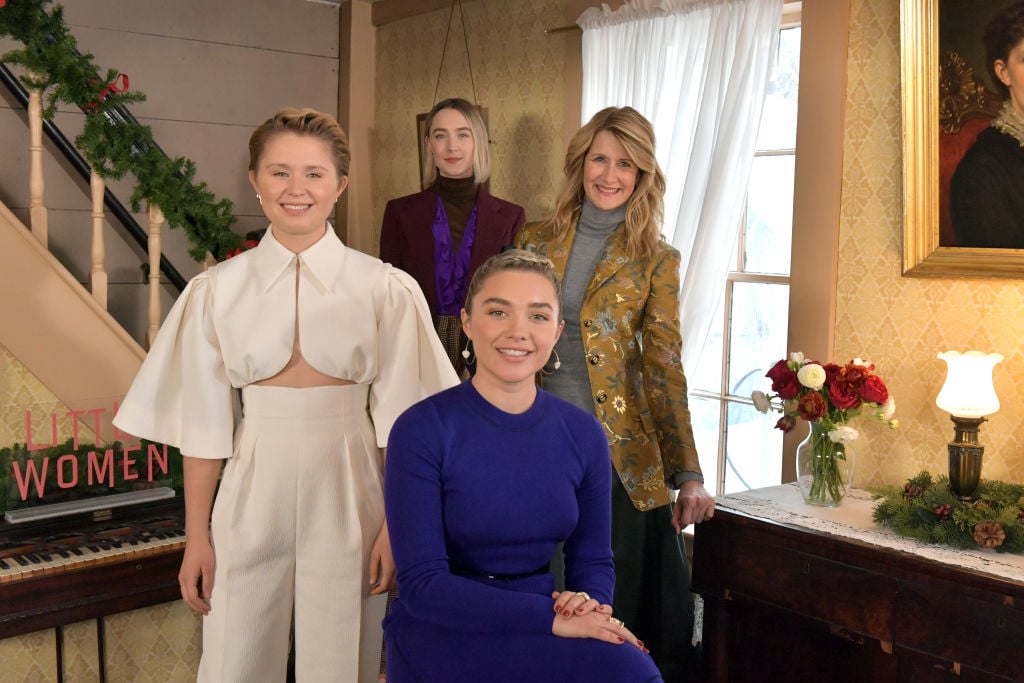 Eliza Scanlan, Saoirse Ronan, Florence Pugh, and Laura Dern of 'Little Women'